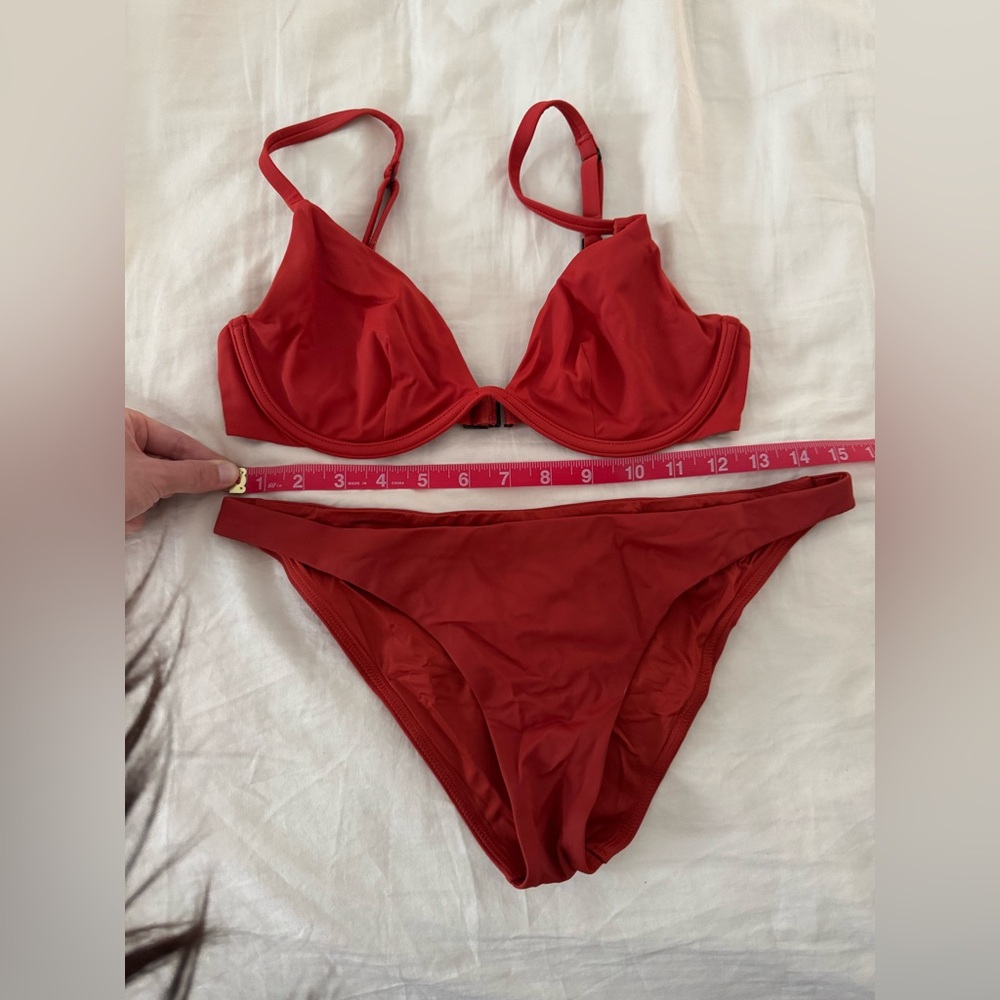 Cuup Swim Bikini in Lava